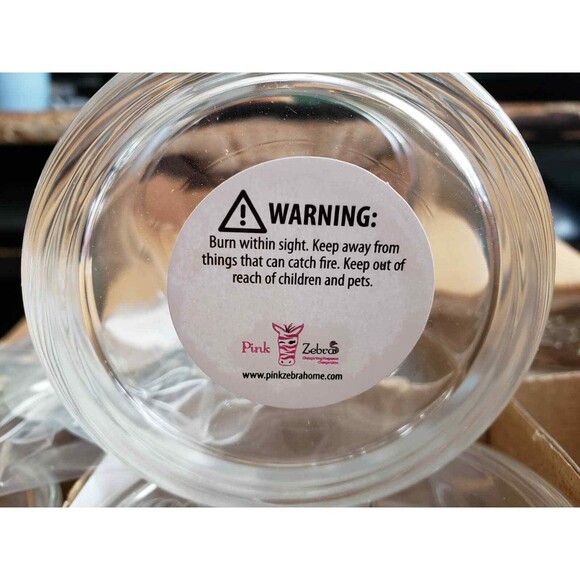 Pink Zebra Essentials Petite Glass and Wicks 6 pack - NEW - Picture 3 of 6